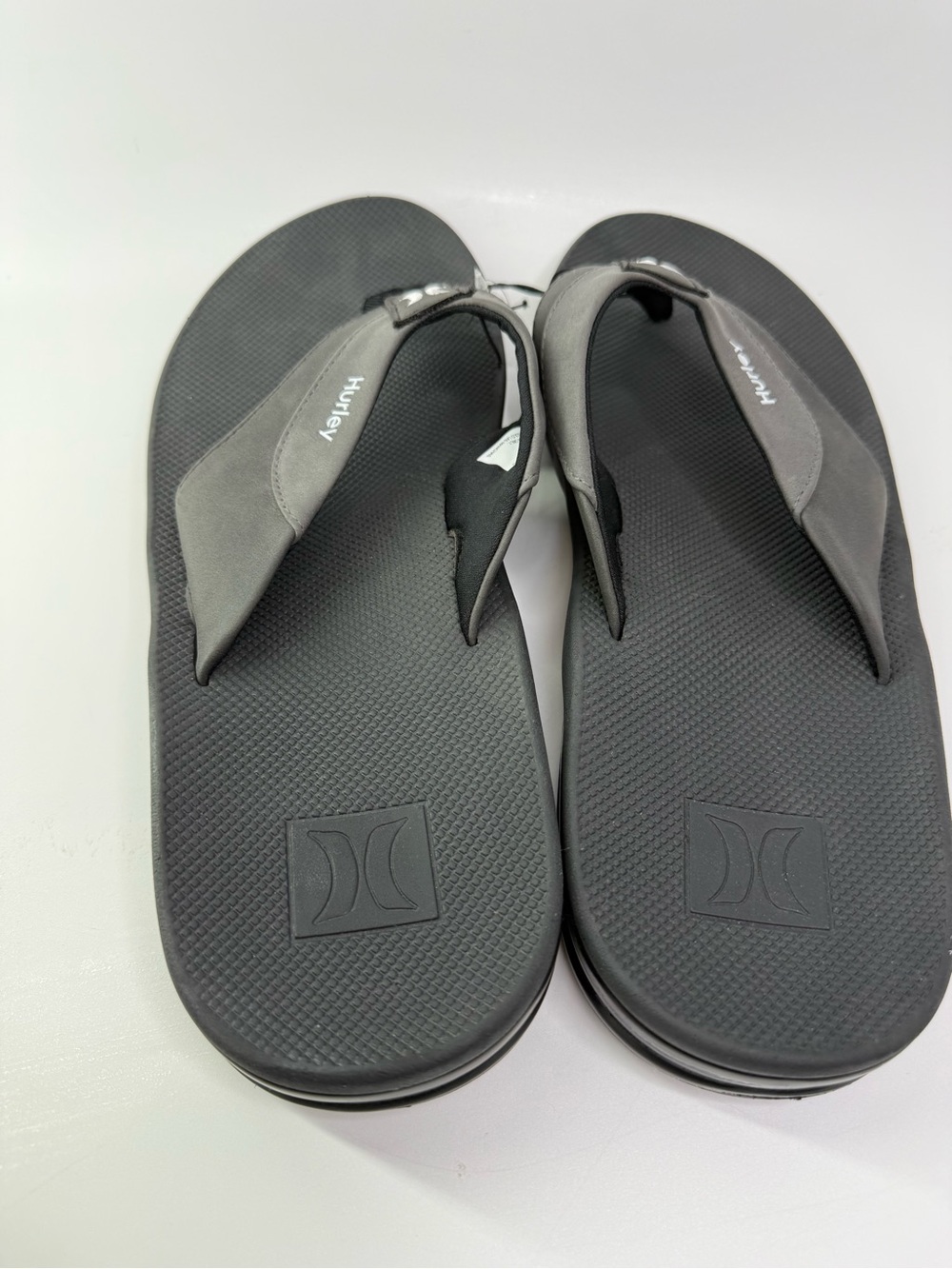 Hurley Men's Black Cushion Heel Flip-Flop Sandals 12 NEW - Picture 7 of 11